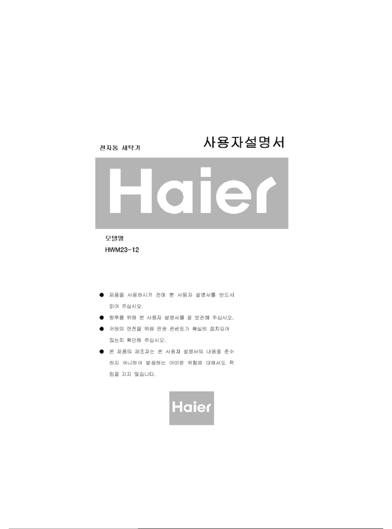 Haier Mini magical child XQBM23-12 User manual Haier Mini magical child XQBM23-12 User manual