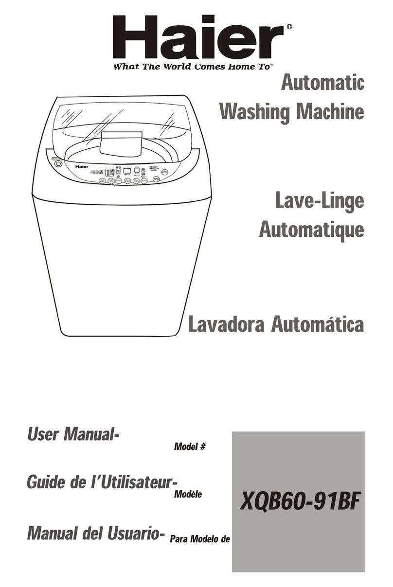 Haier XQB60-91AF User manual Haier XQB60-91AF User manual