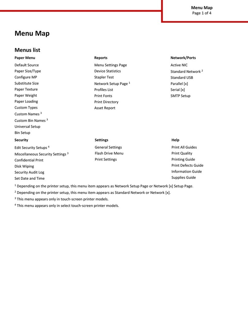 Lexmark MS810de User manual
