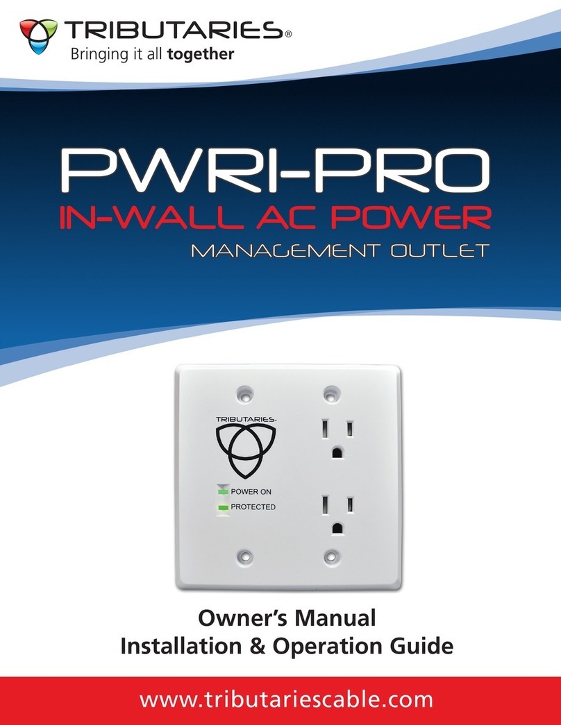 Tributaries PWRI-PRO owner's manual