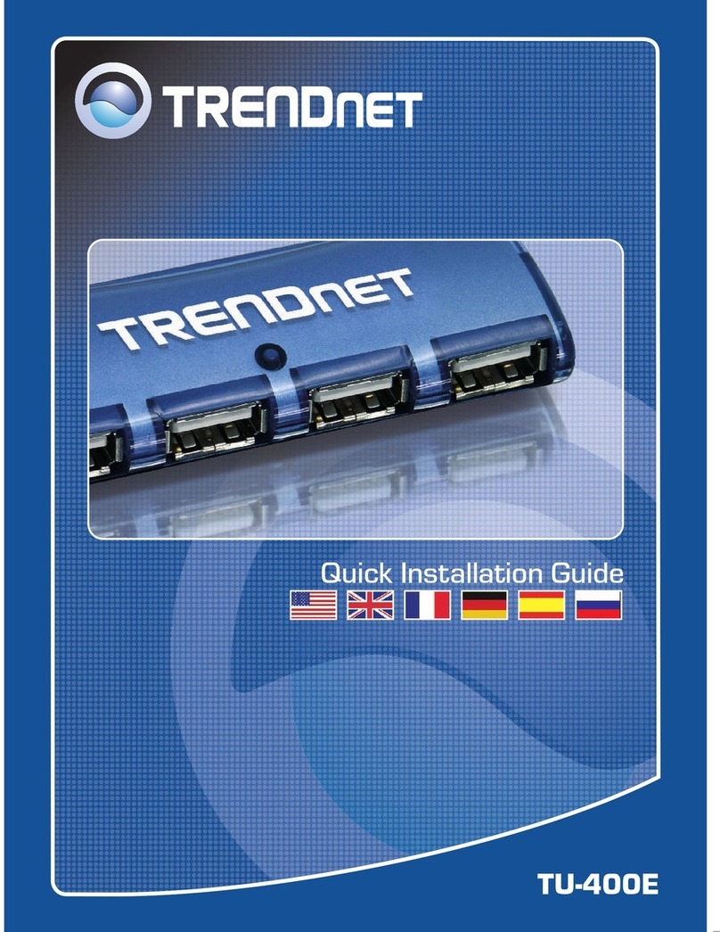 TRENDnet TU-400E Quick installation guide