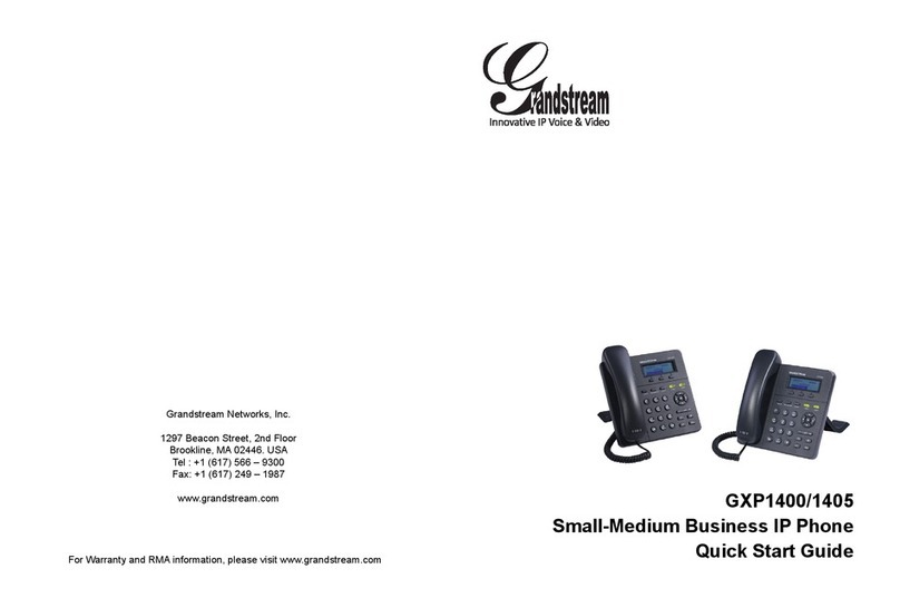 Grandstream Networks GXP-1400 User manual