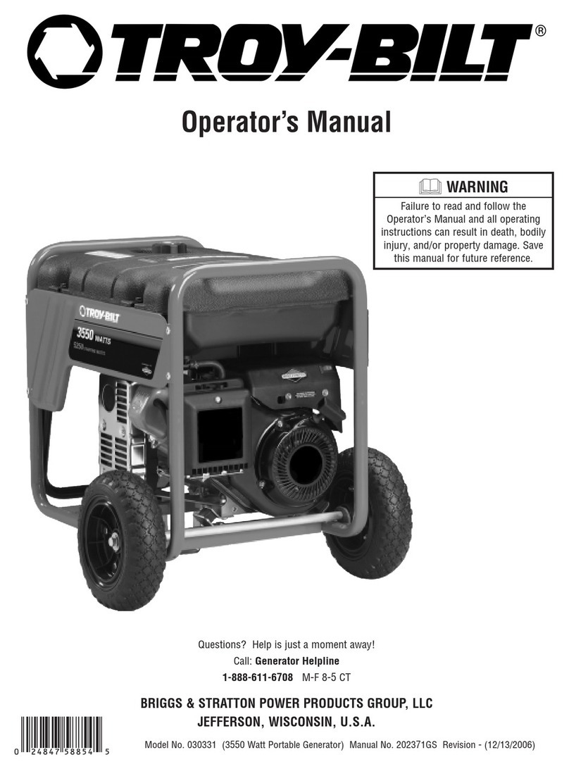 Troy-Bilt 30331 User manual