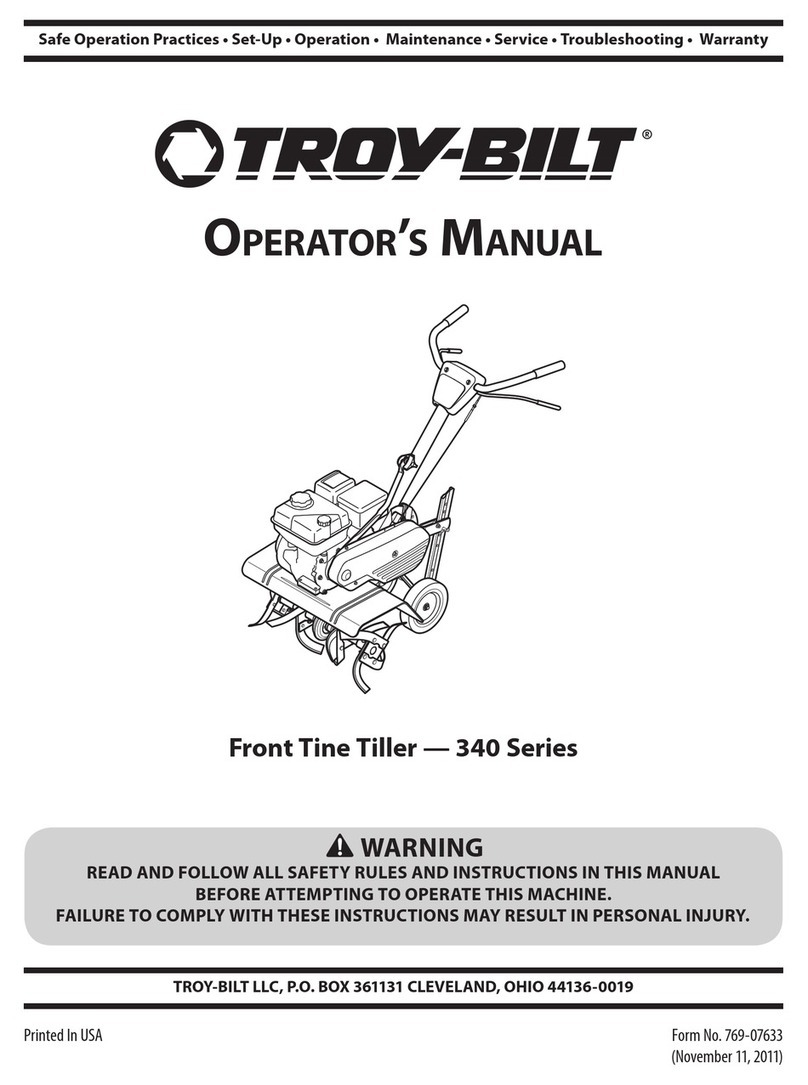 Troy-Bilt 340 Series Operator's manual