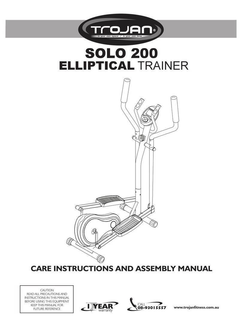 Trojan SOLO 200 Care instructions and assembly Installation guide Trojan SOLO 200 Care instructions and assembly Installation guide