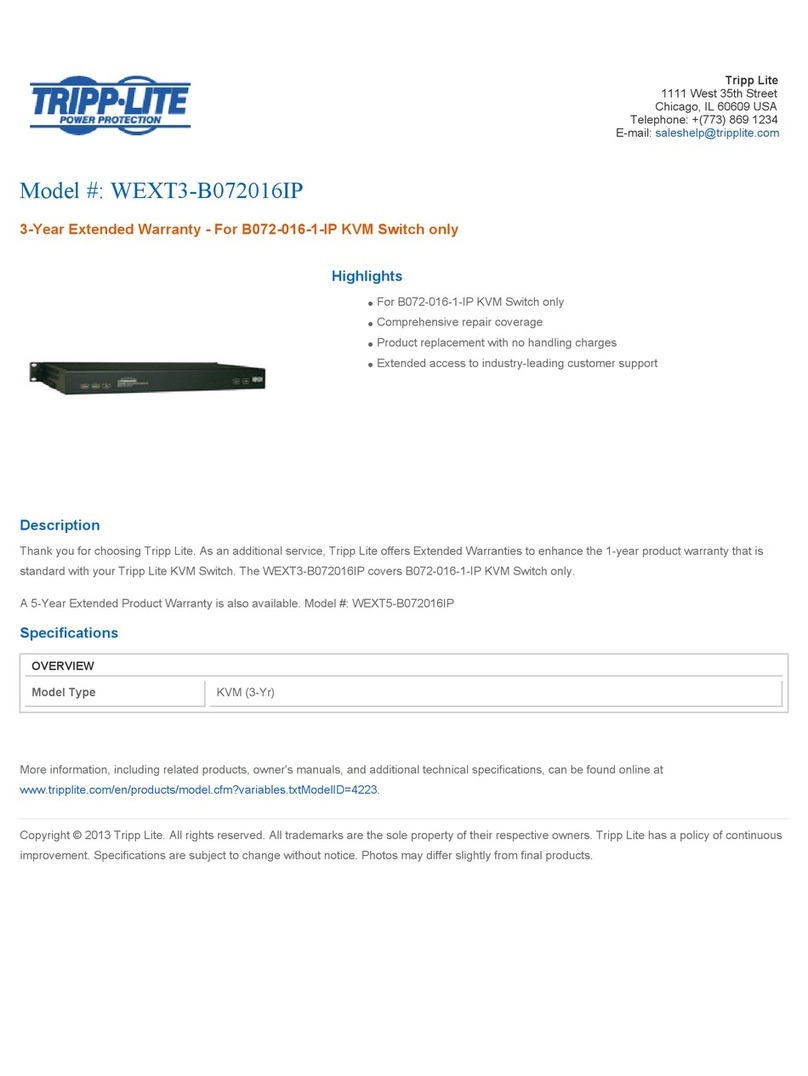 Tripp Lite WEXT3-B072016IP specification