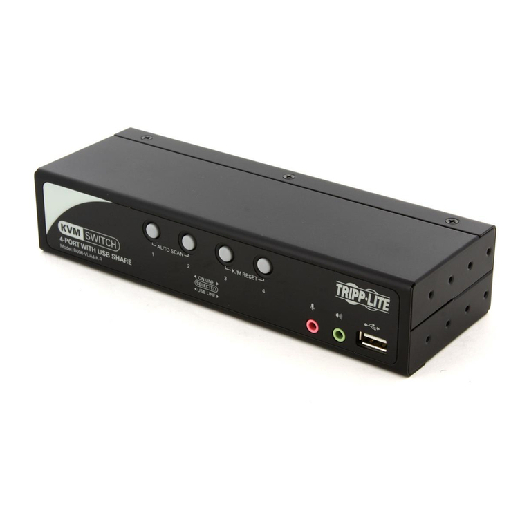 Tripp Lite B006-VUA4-K-R User manual