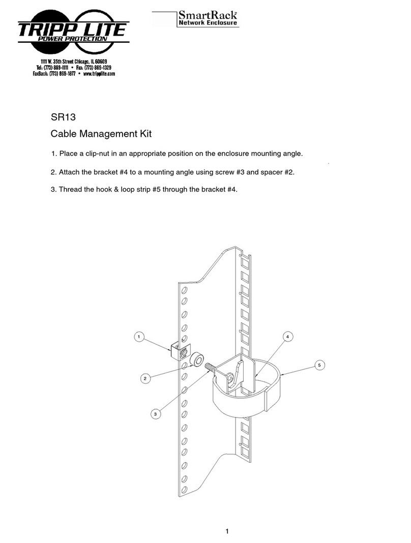Tripp Lite SR13 Programming manual