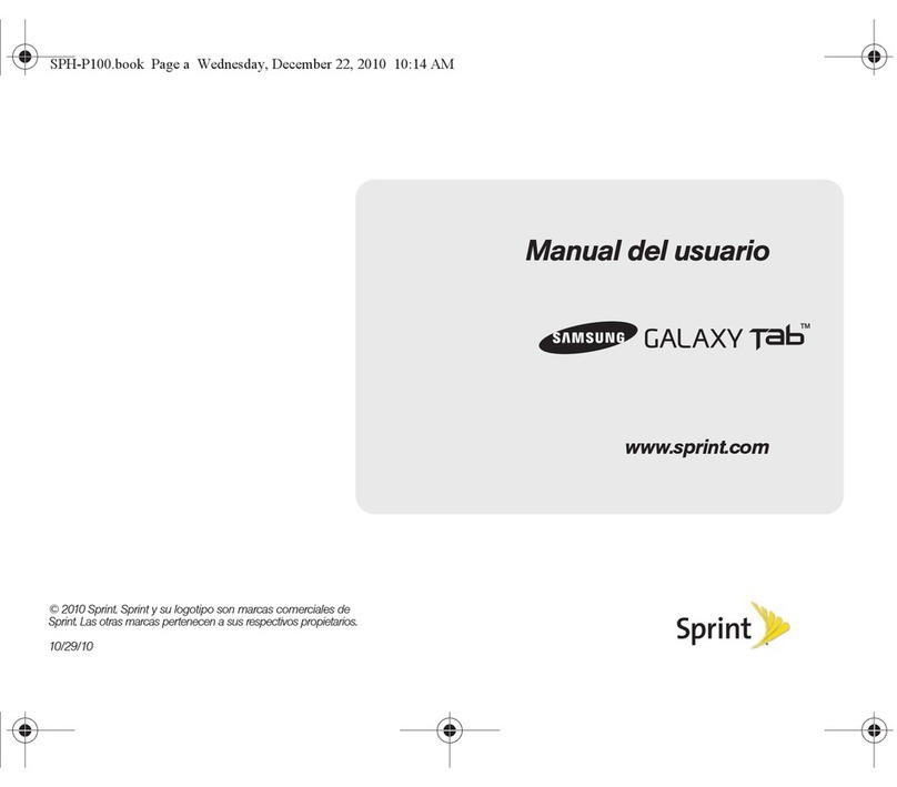 Samsung Galaxy Tab SPH-P100 Manual Del Usuario