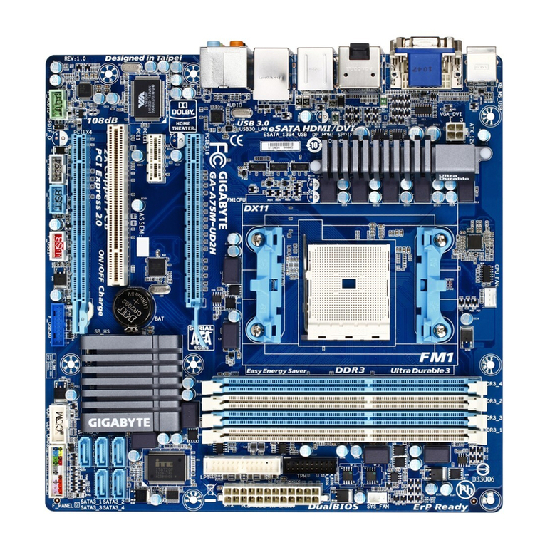Gigabyte GA-A75M-UD2H user manual