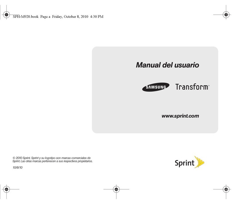 Samsung Transform SPH-M920 user manual