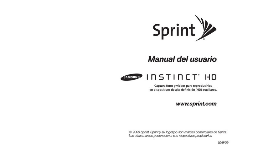 Samsung Instinct HD SPH-M850 User manual