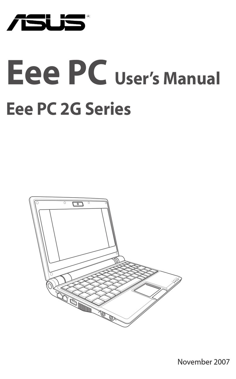 Asus Eee PC 2G Series User manual