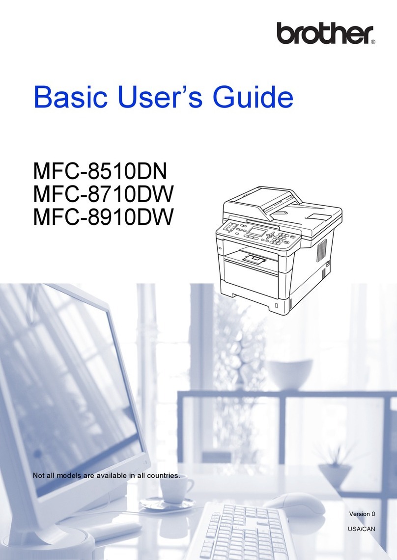 Brother MFC-8510DN Operating and maintenance manual Brother MFC-8510DN Operating and maintenance manual
