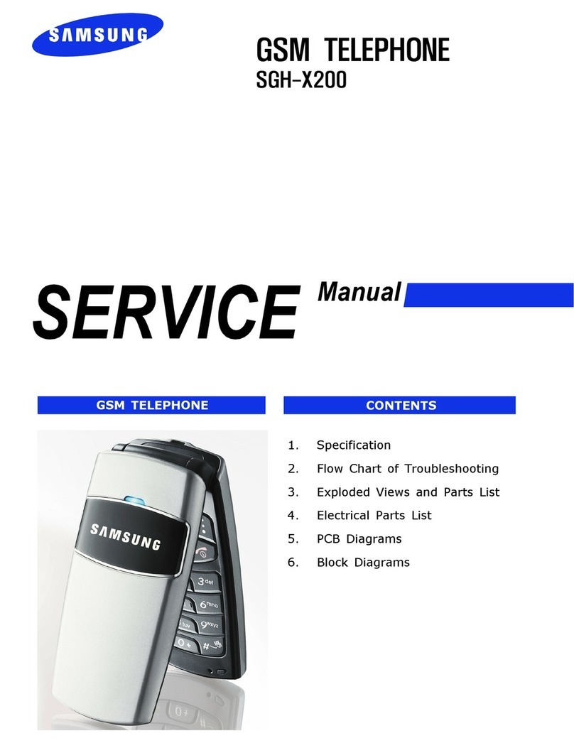 Samsung SGH SGH X200 User manual