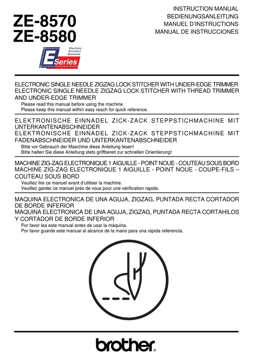 Brother ZE-8570 User manual Brother ZE-8570 User manual