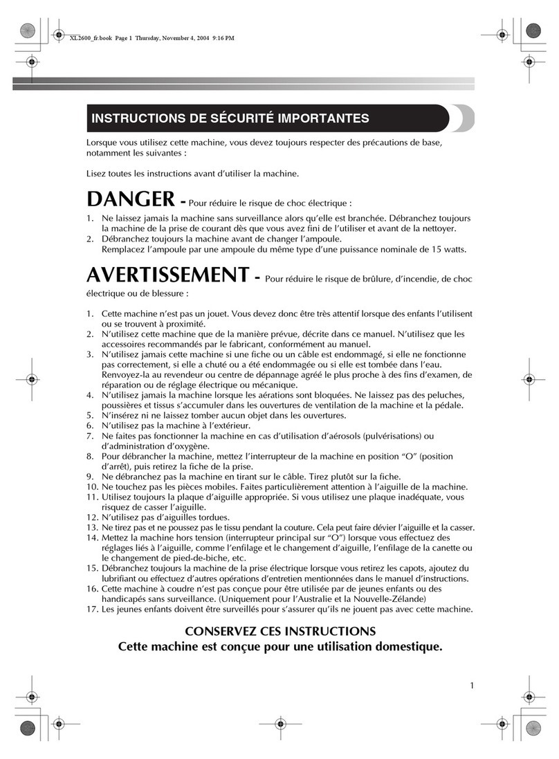 Brother XL-2600 Manuel de l'utilisateur