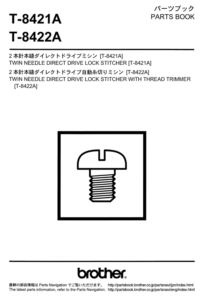 Brother T-8422A User manual
