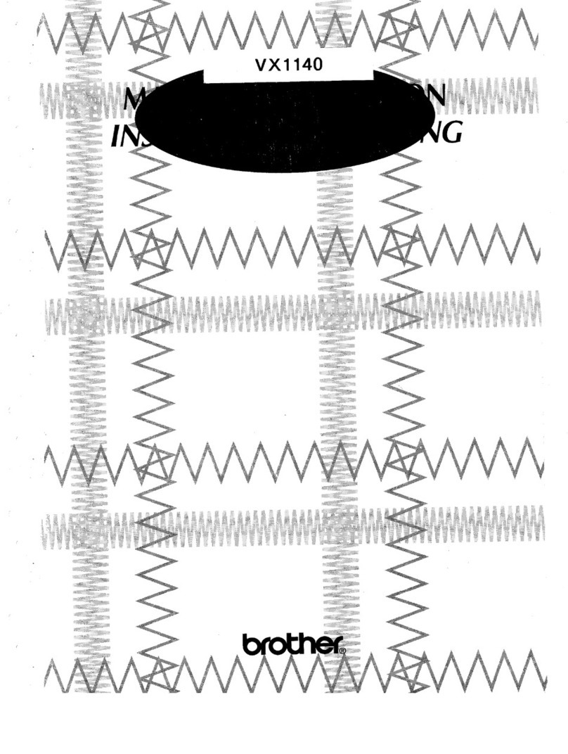 Brother VX1140 user manual