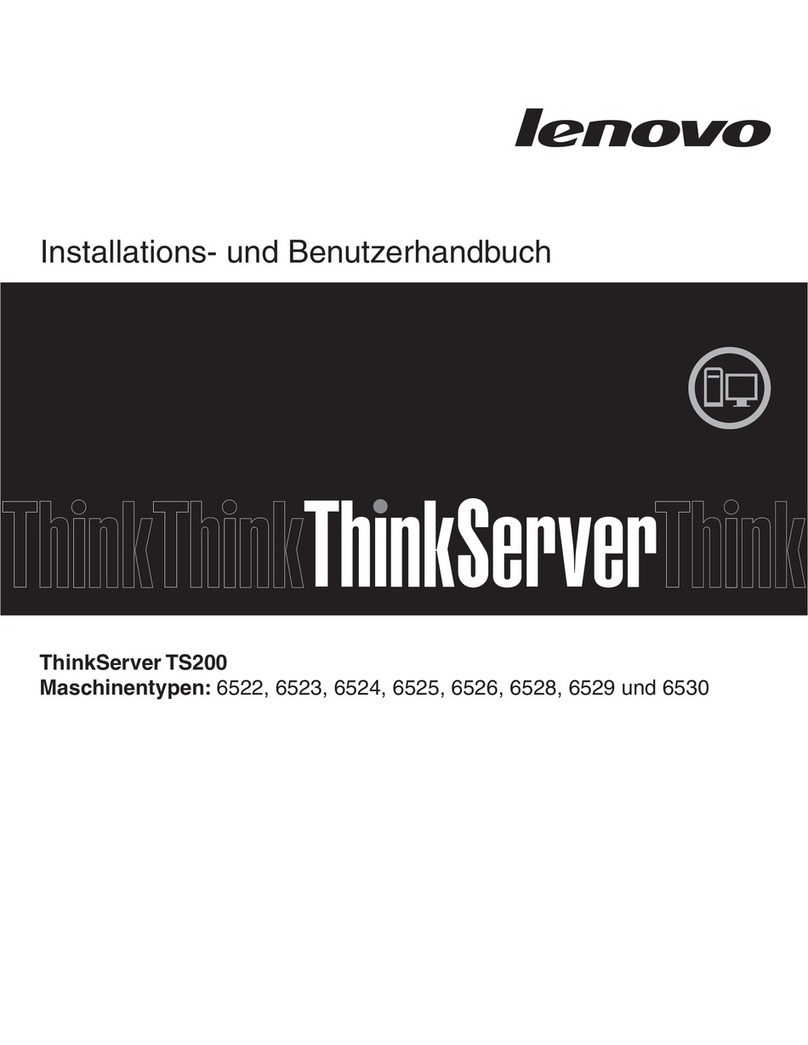 Lenovo ThinkServer TS200 Operation instructions