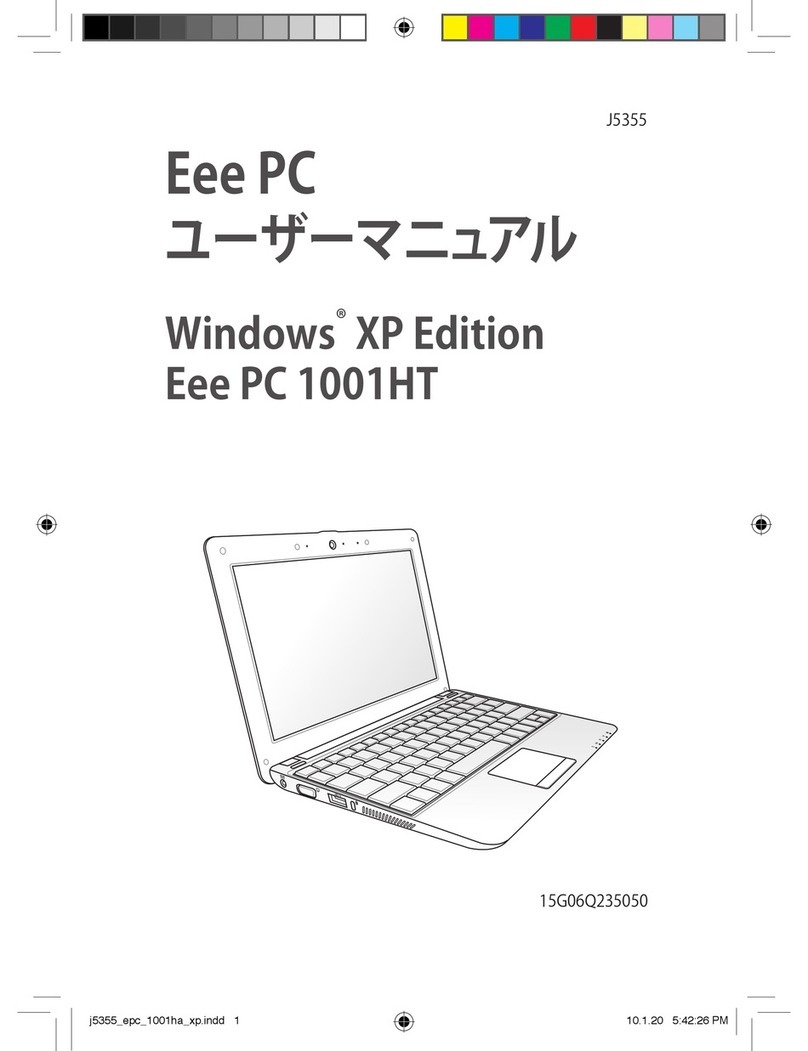 Asus Eee PC 1001HT User manual