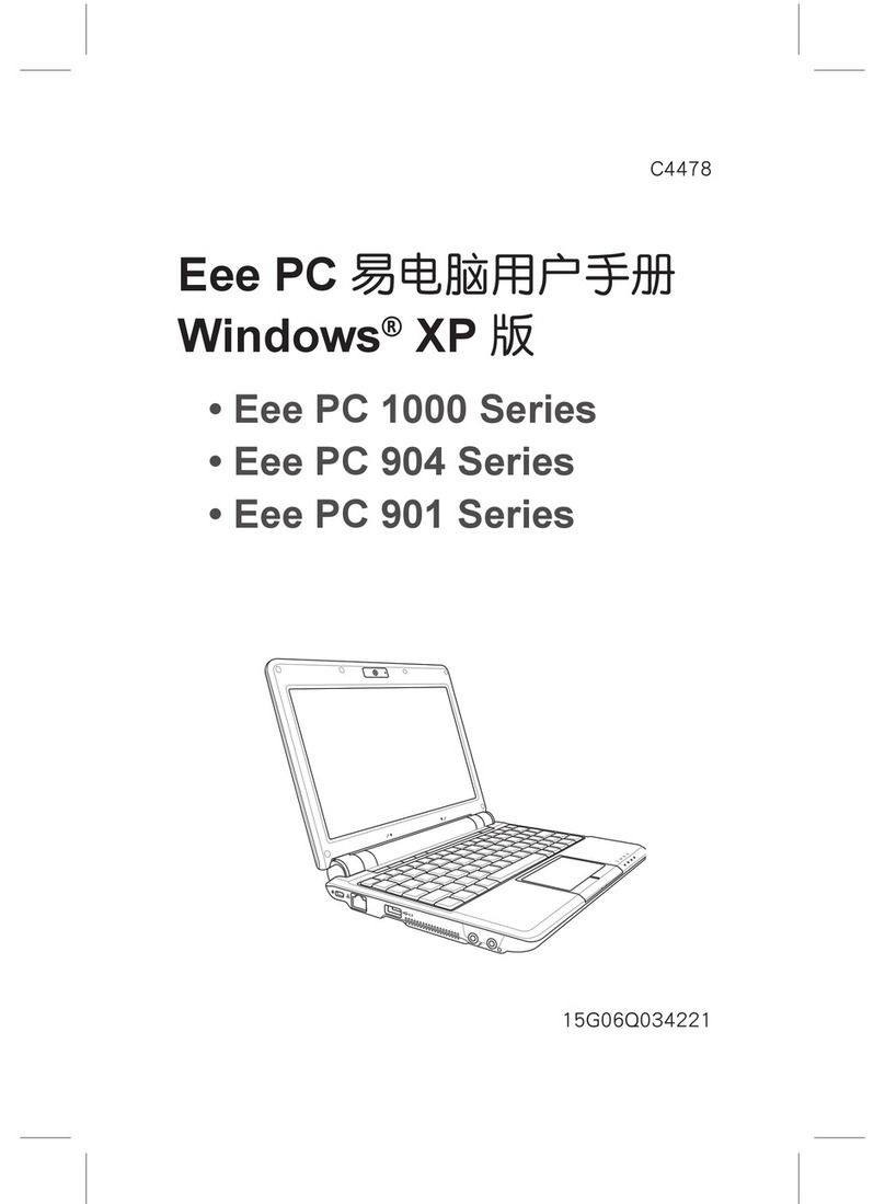 Asus Eee PC 1000HC User manual