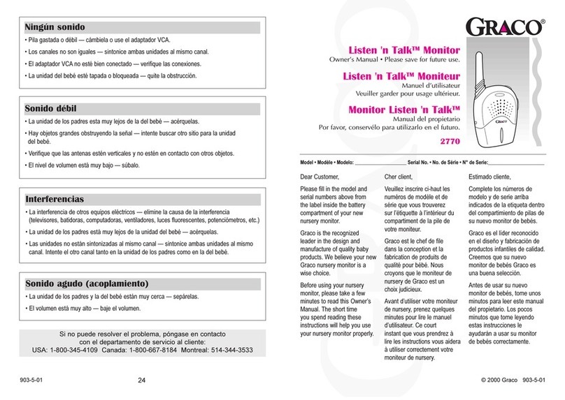Graco 2770 User manual