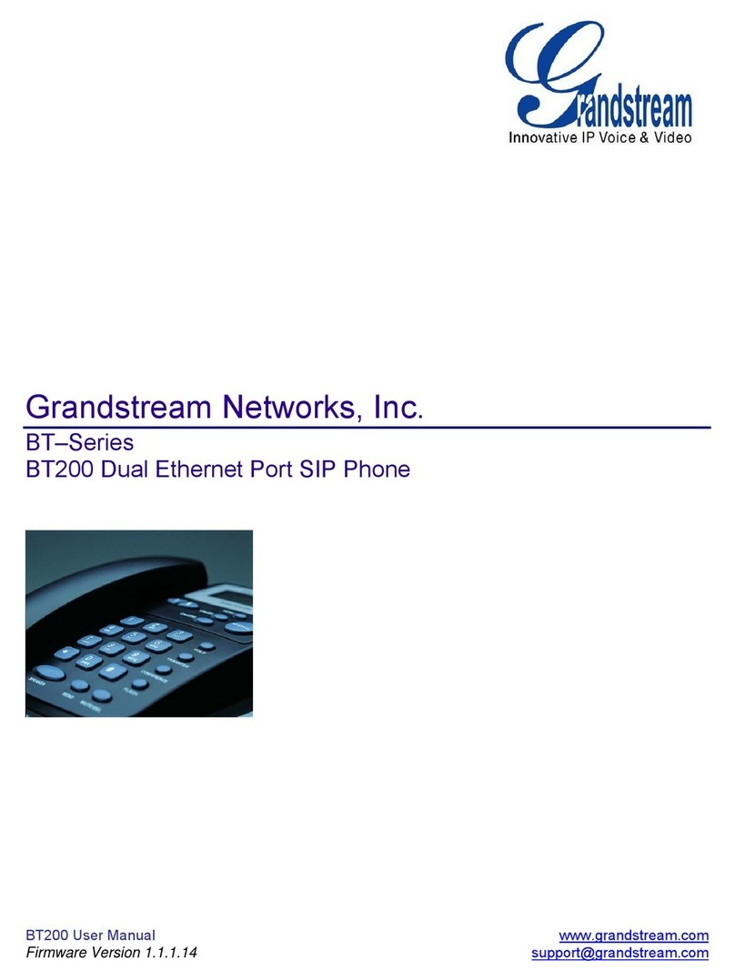 Grandstream Networks BT-200 User manual