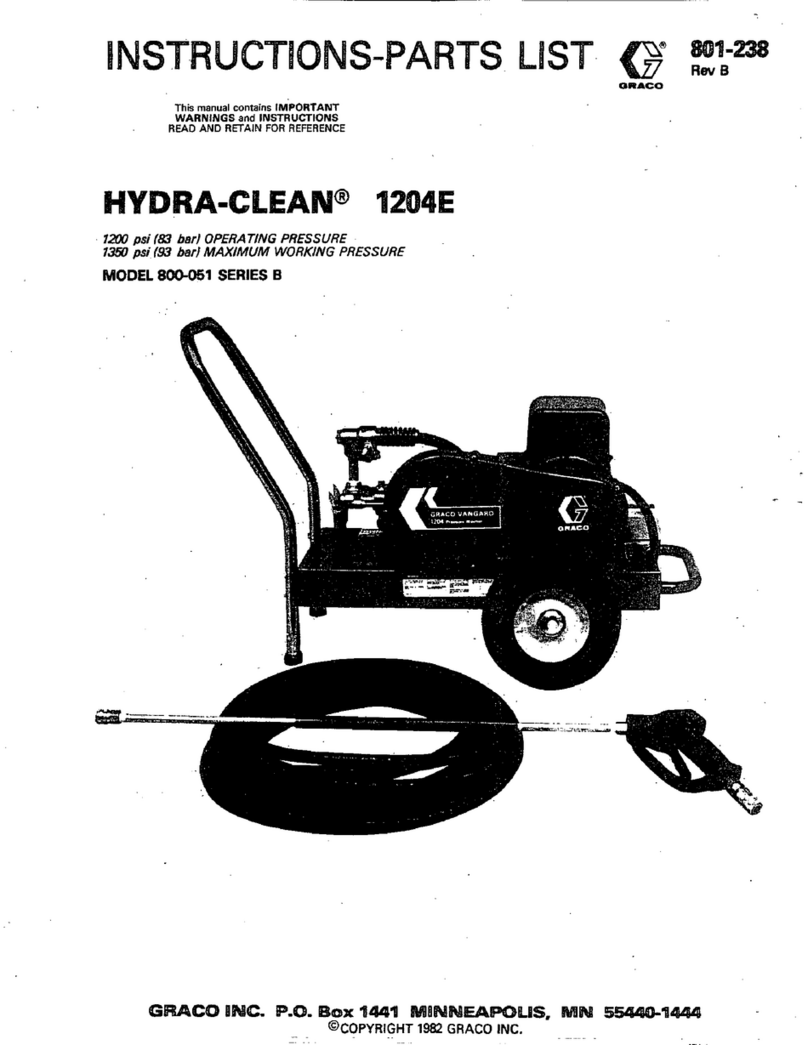 Graco Hydra-Clean 1204E Instructions- Operation manual