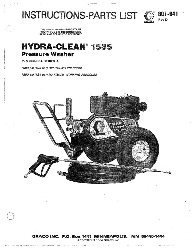 Graco HYDRA-CLEAN 1535 Operation manual