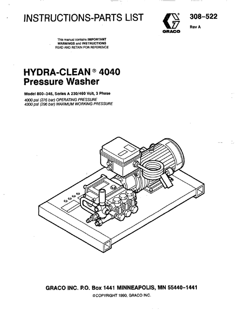 Graco Hydra-Clean 4040 Instructions- Operation manual