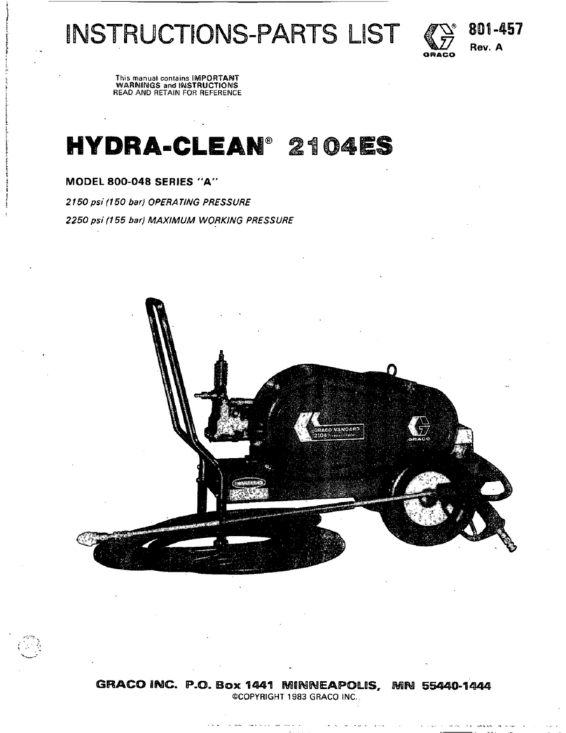Graco Hydra-Clean 2104ES Operation manual