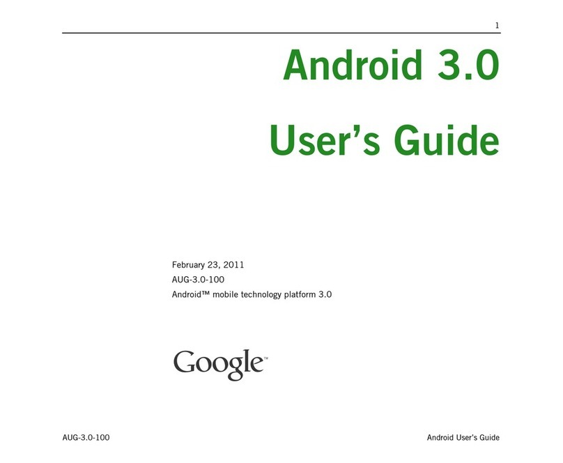 Google Android 3.0 User manual