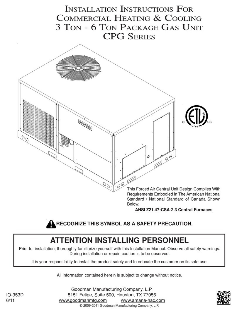 Goodmans CPG SERIES User manual