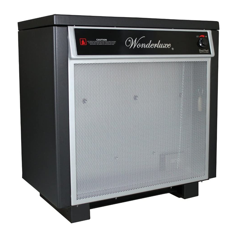 United States Stove Wonderluxe B2350B owner's manual