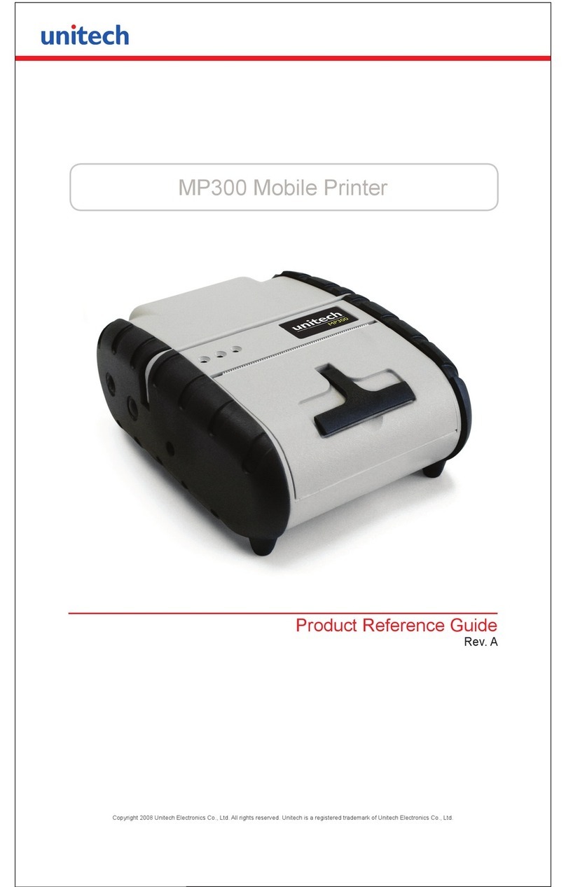 Unitech MP300 Installation and operation manual