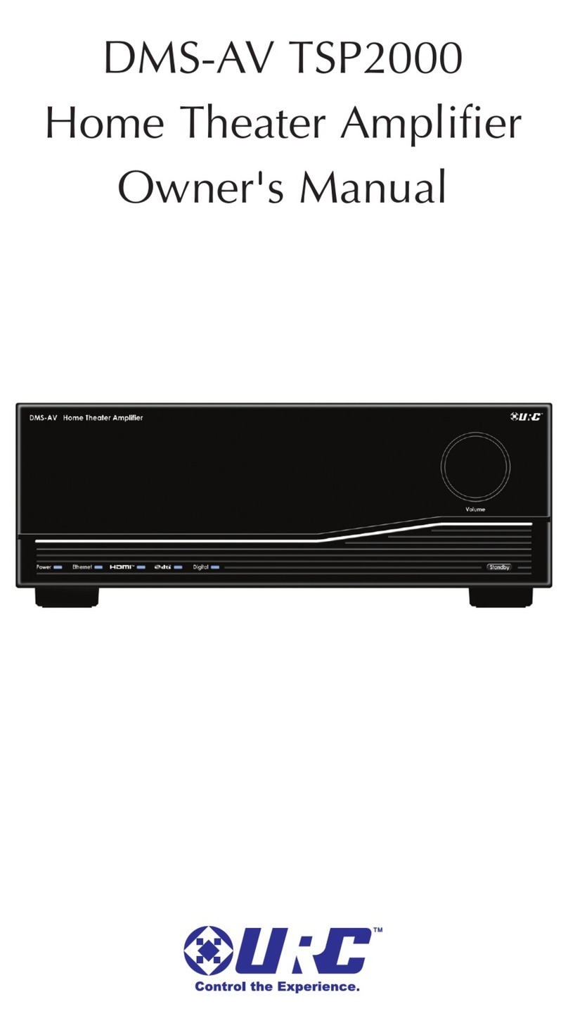 Universal Remote Control DMS-AV TPS2000 owner's manual