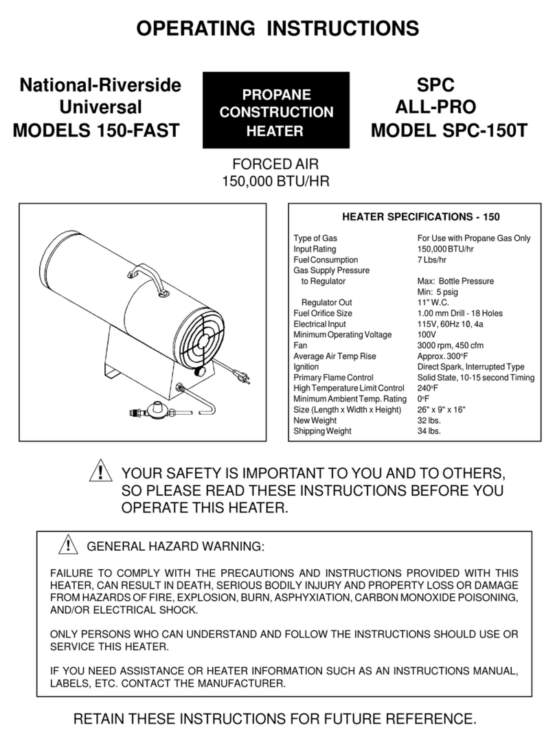 Scheu Products Company 150-FAST operating instructions