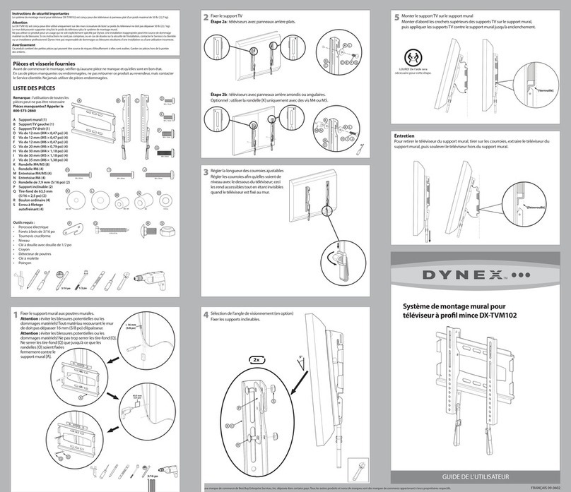 Dynex DX-TVM102 Quick setup guide