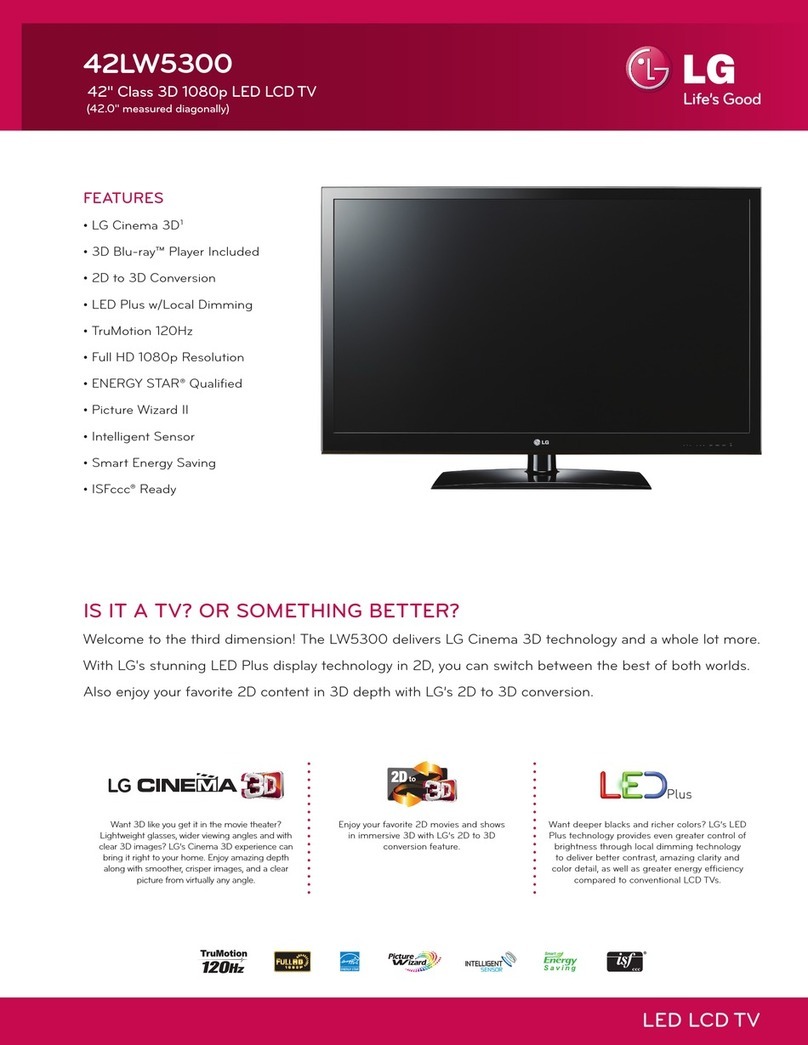 LG 42LW5300 specification