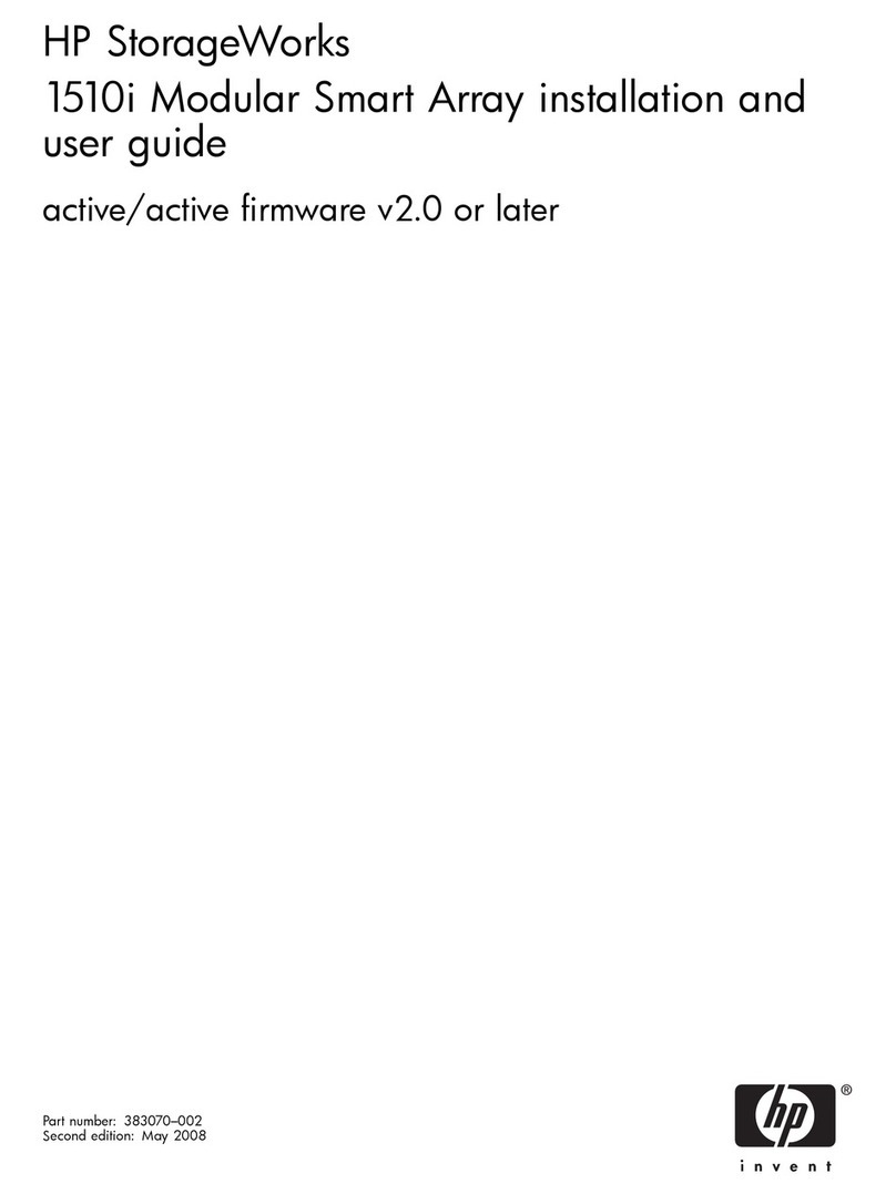 HP StorageWorks 1510i - Modular Smart Array User manual HP StorageWorks 1510i - Modular Smart Array User manual