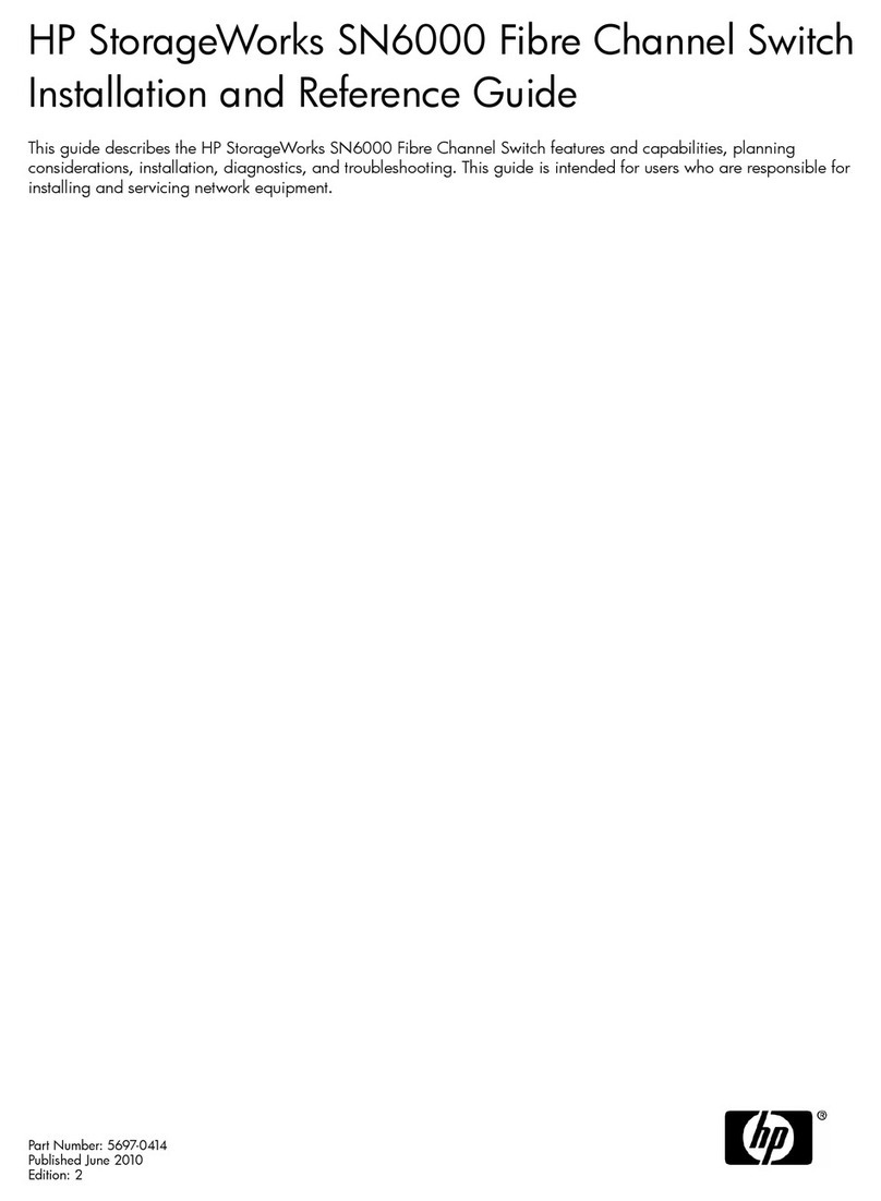 HP StorageWorks SN6000 Installation and reference guide