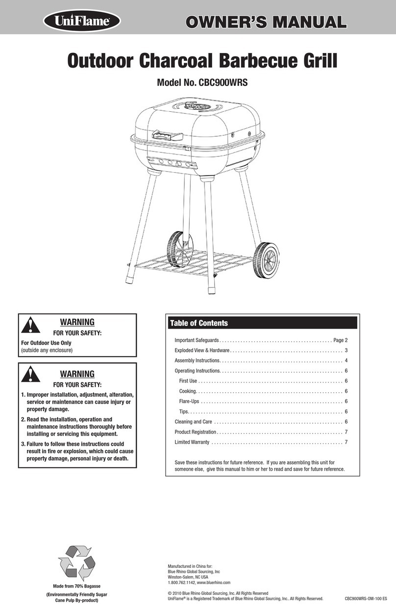 Uniflame CBC900WRS User manual