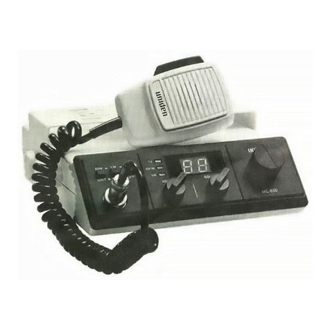 Uniden MC 610 User manual