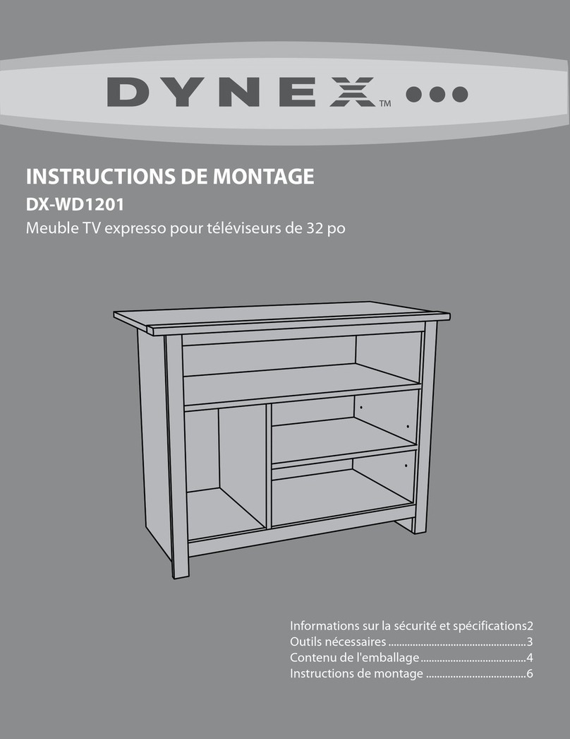 Dynex DX-WD1201 Instructions de Motage