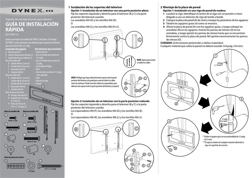 Dynex DX-TVM112 Quick setup guide