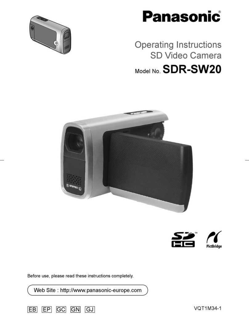 Panasonic SDR-SW20 RED User manual