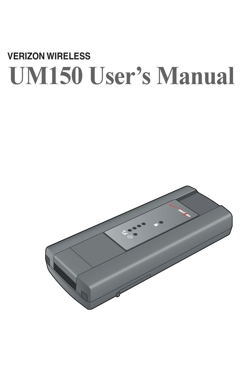 Verizon UM150 user manual