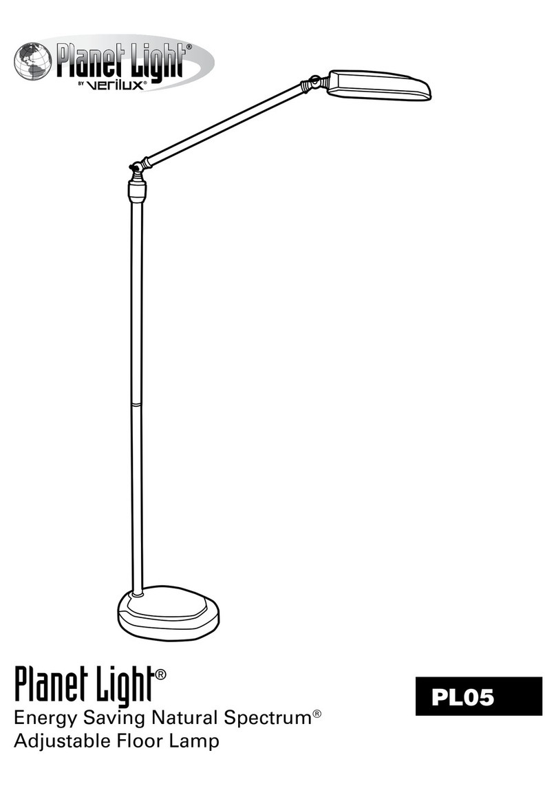 Verilux Planet Light PL05 User manual