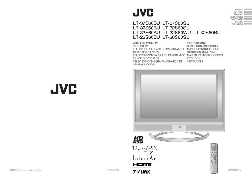 JVC LT-26S60BU User manual